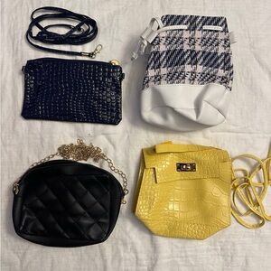 Yellow Crocodile Pattern kids Bag